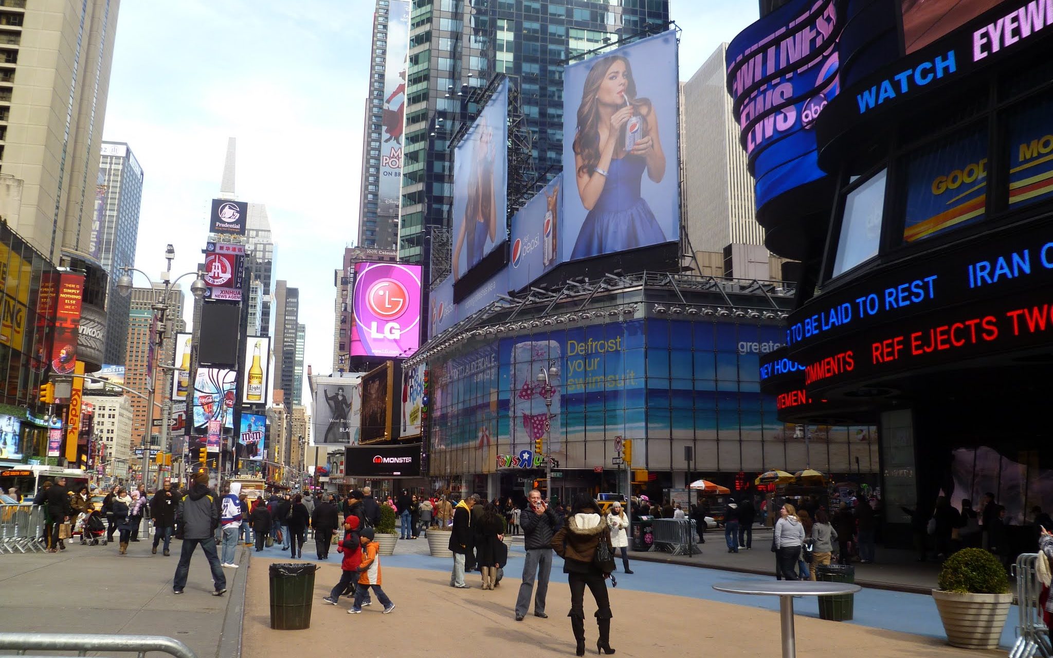 Times Square, de jour