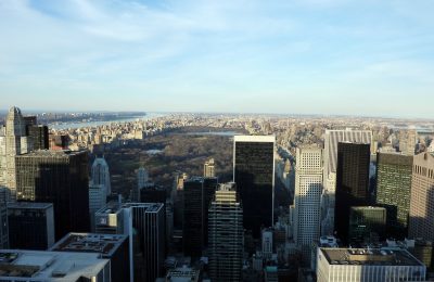 2012, Jour 1 : Voyage, Times Square, Rockefeller Center