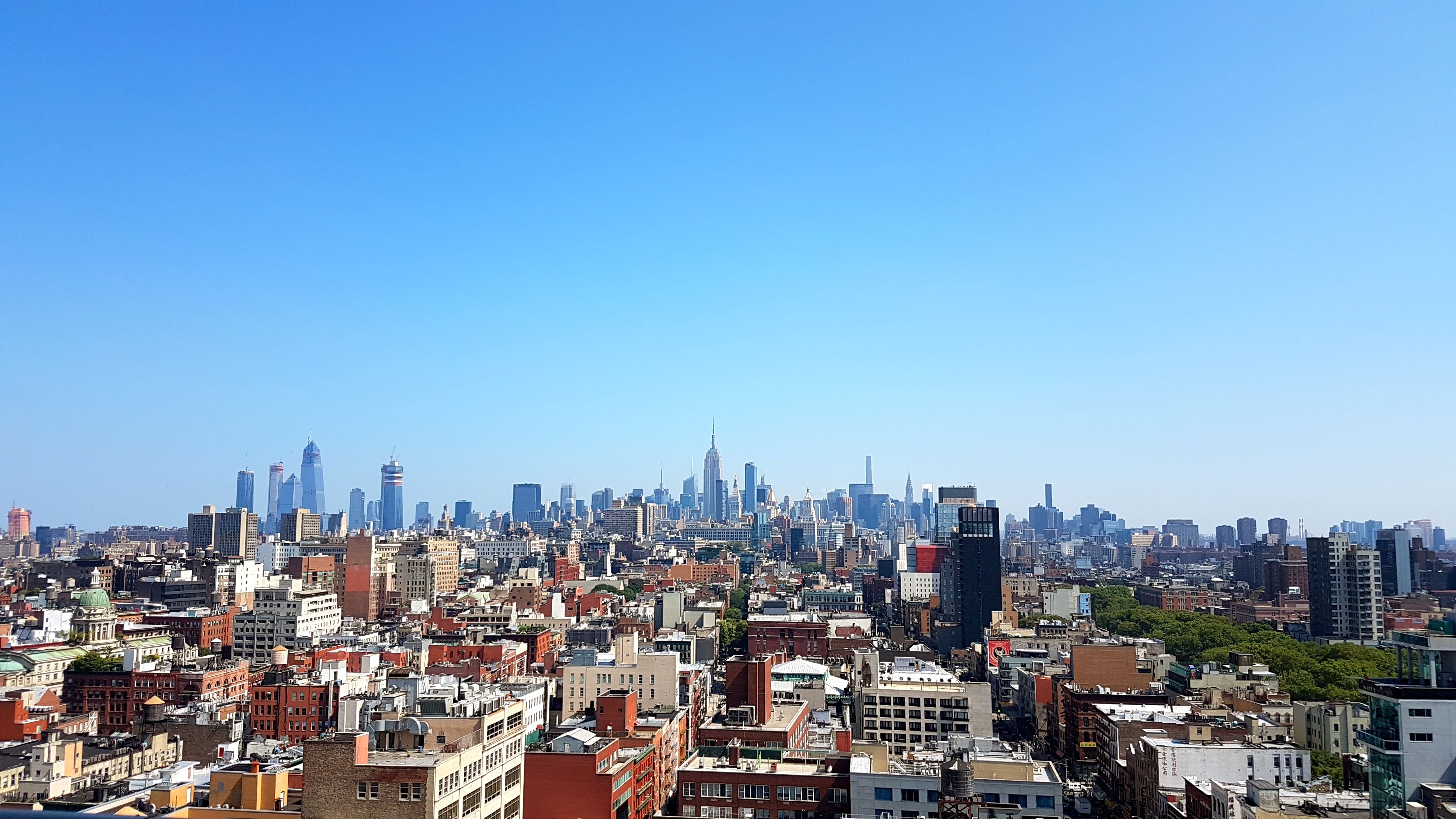 Vue depuis la terrasse du 50 Bowery