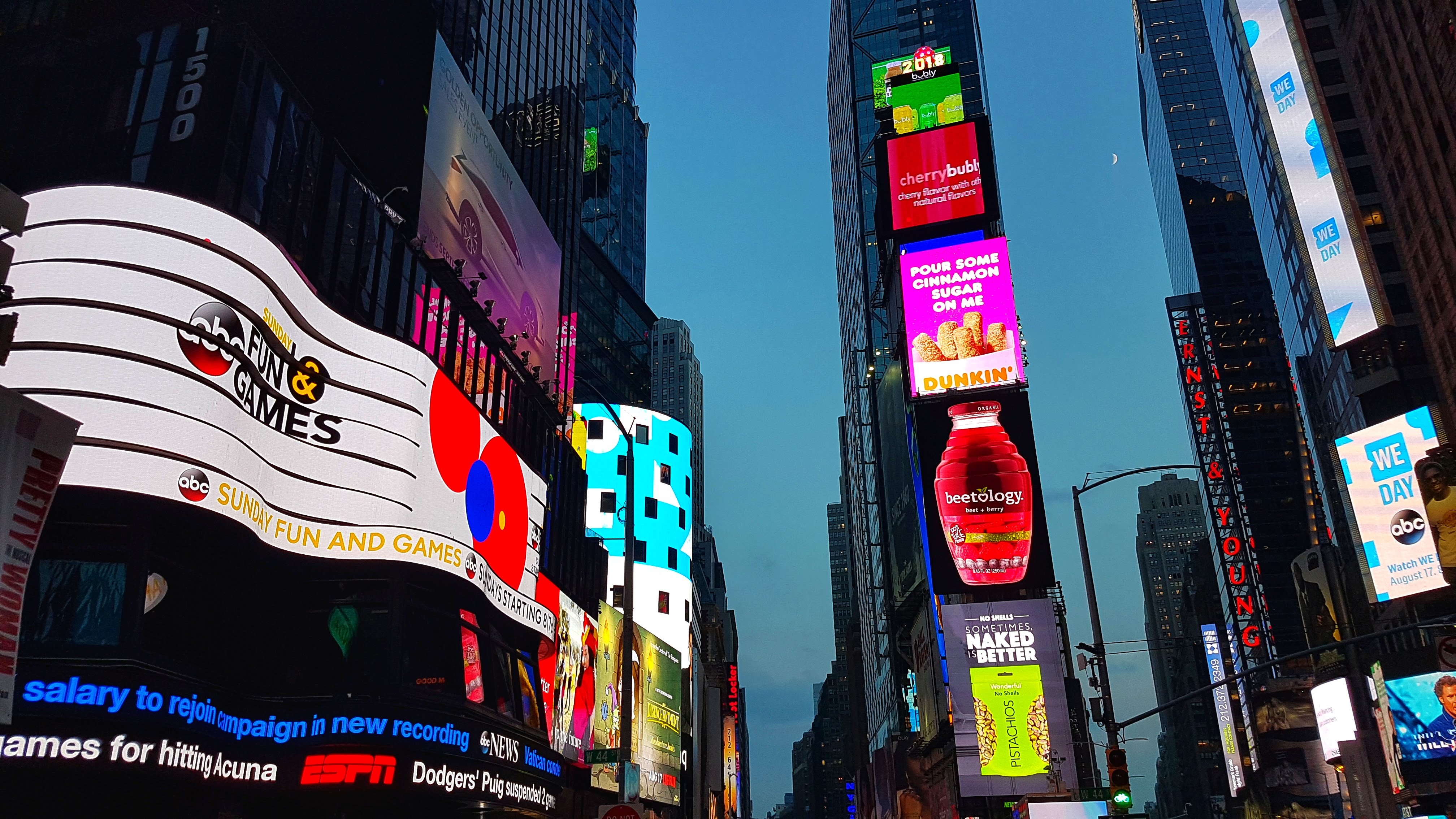 2018, Jour 2 : Washington Square, High Line, Central Park et Times Square
