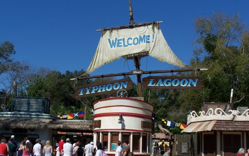 L'entr├®e de Typhoon Lagoon