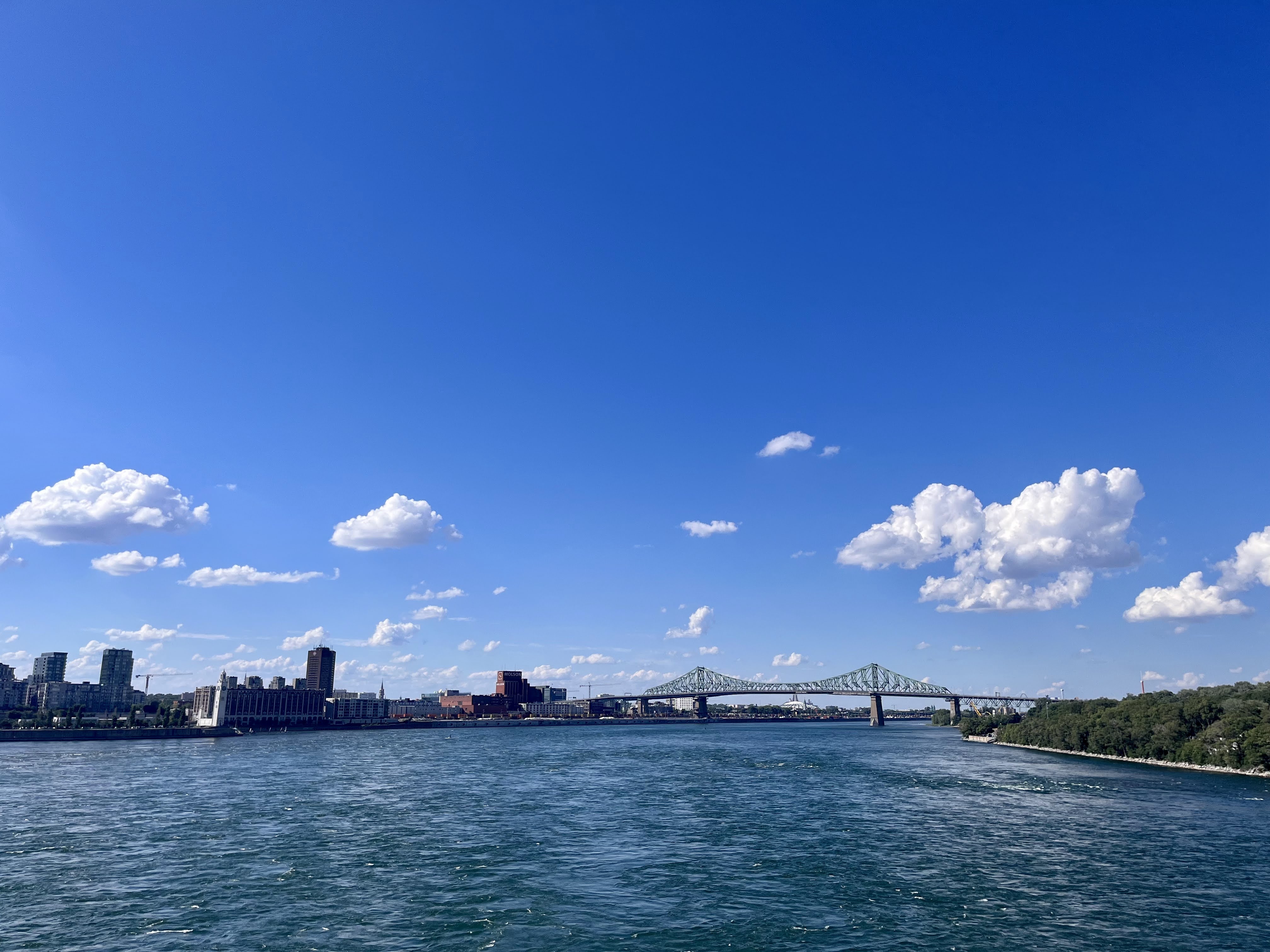 Vue sur le pont Jacques-Cartier