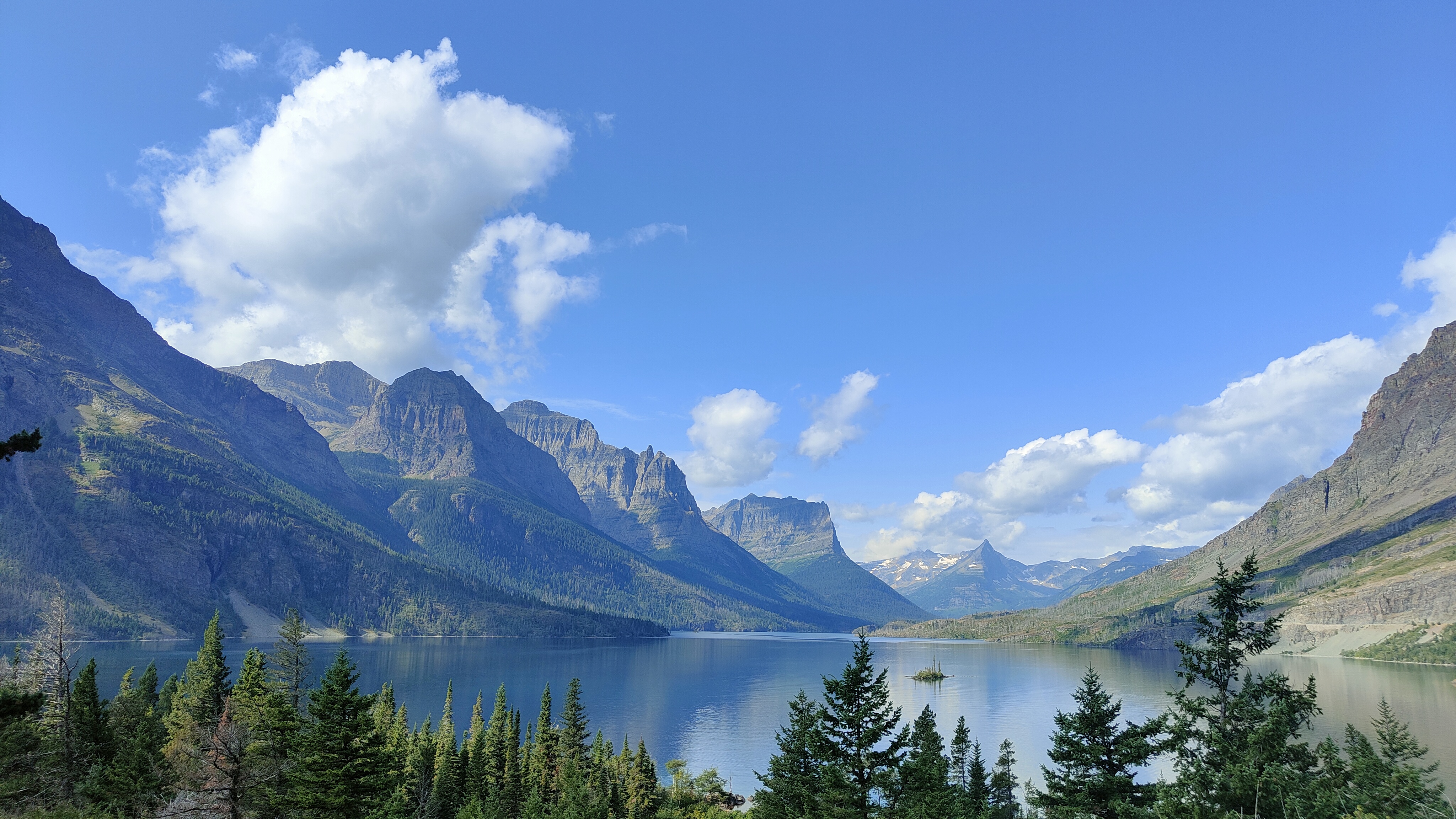 Wild Goose Island dans le parc de Glacier
