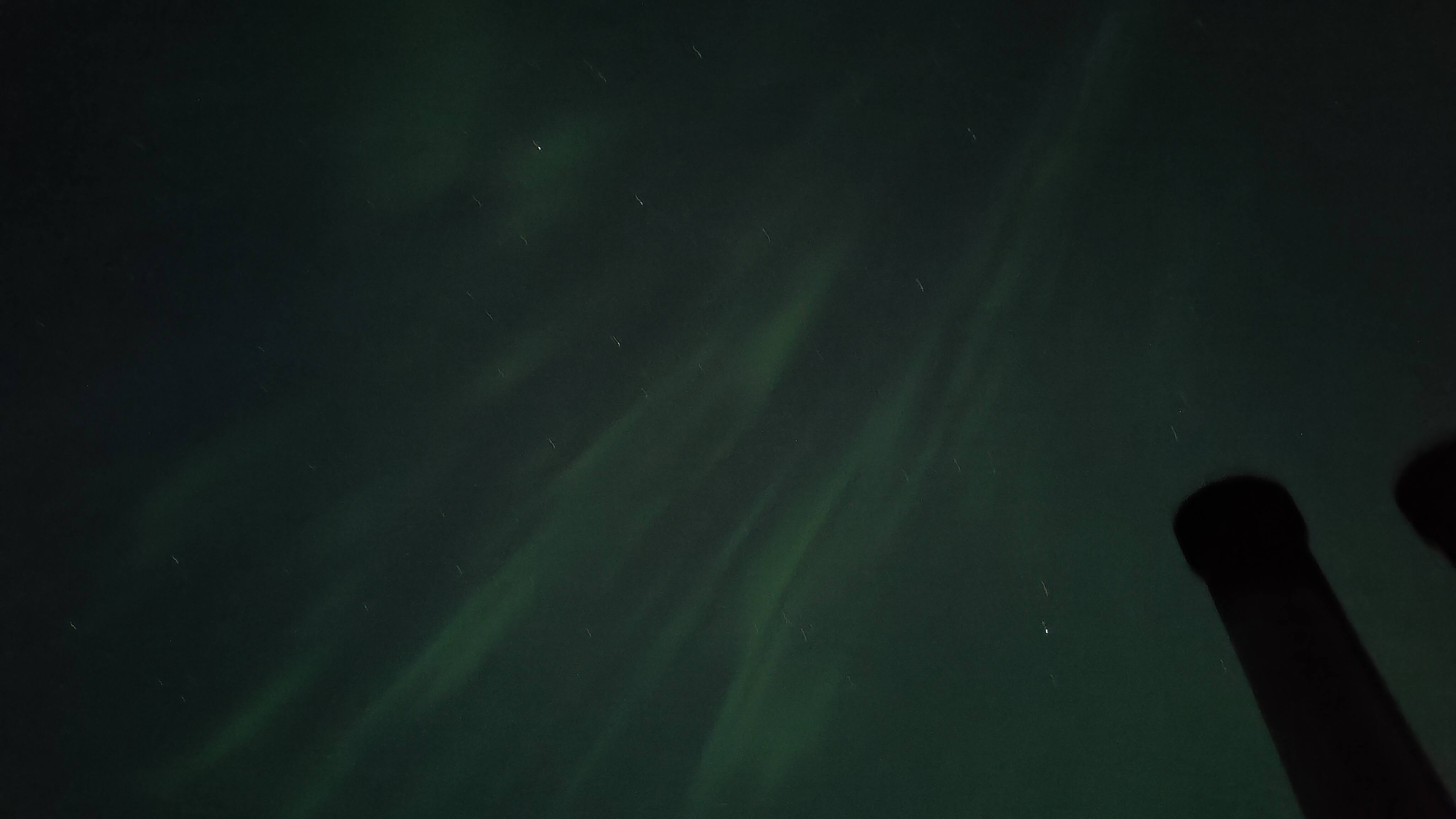 Aurores boréales à Banff